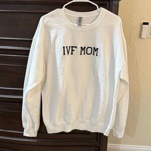 Gildan White Sweatshirt